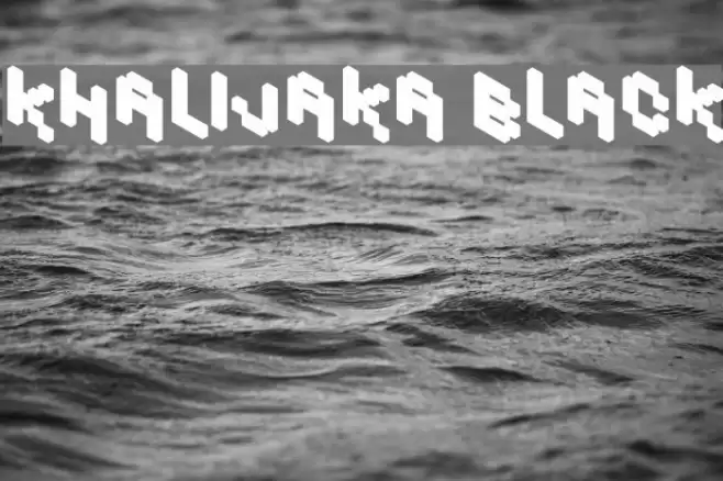 Khalijaka Black Font examples