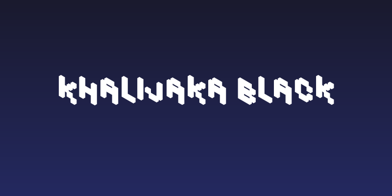 Khalijaka Black Social Header