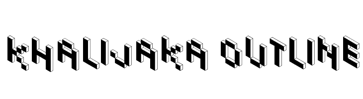 Khalijaka Outline  baixar fontes gratis