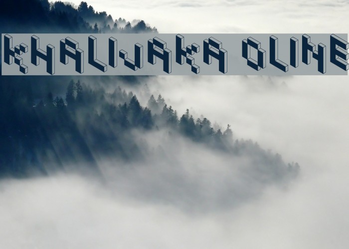 Khalijaka Outline Font examples