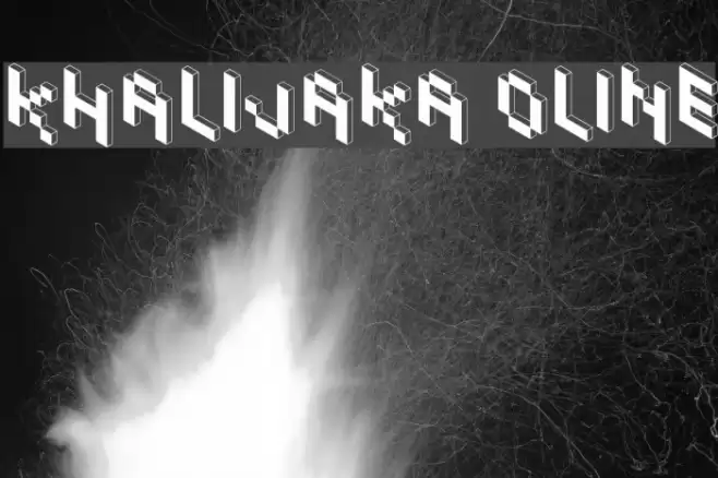 Khalijaka Outline Font examples