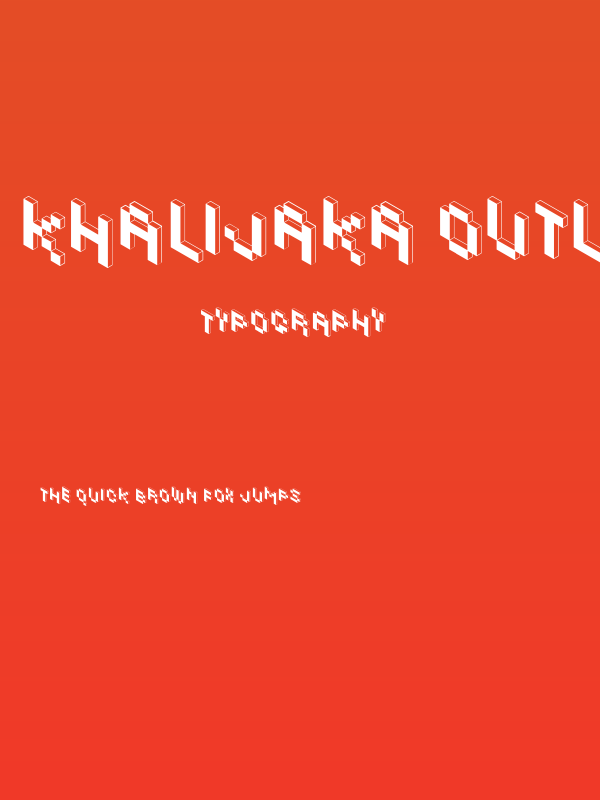 Khalijaka Outline Poster
