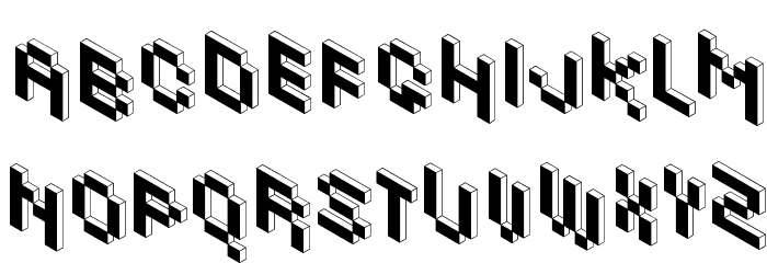 Khalijaka Outline Font LOWERCASE