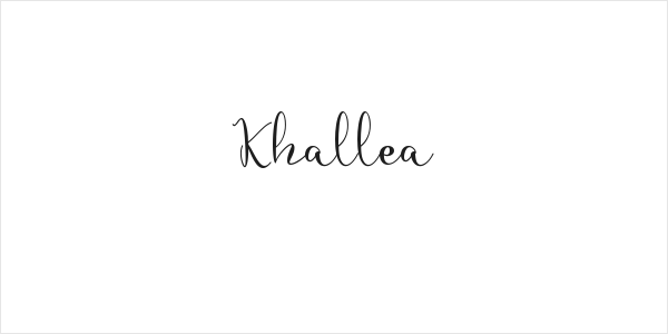Khallea Logo