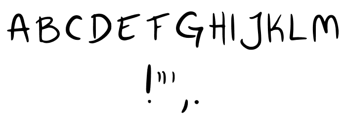 Khamies Handwriting Regular Font OTHER CHARS