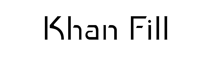 Khan Fill  Frei Schriftart Herunterladen