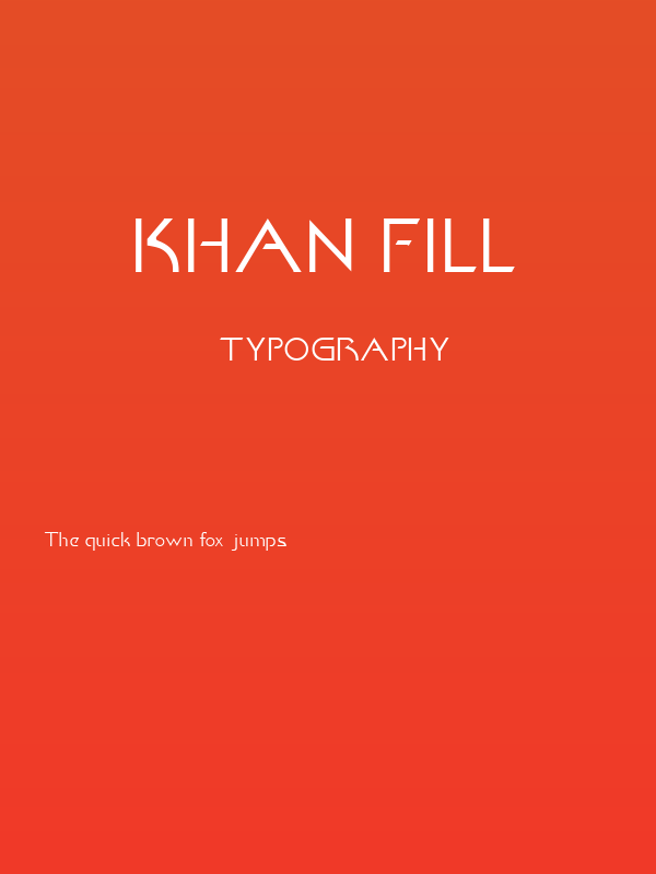 Khan Fill Poster