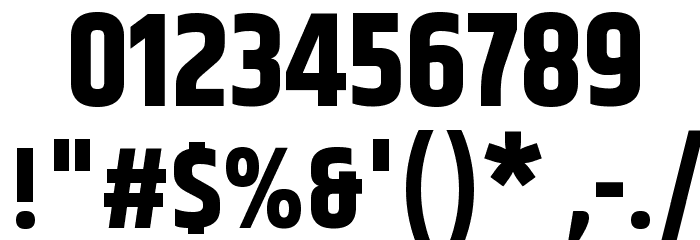 Khand-Black Font OTHER CHARS