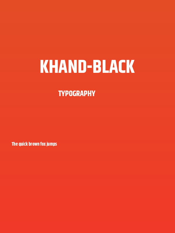 Khand-Black Poster