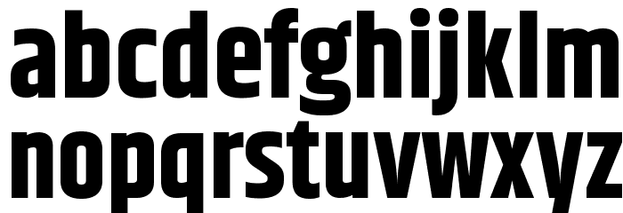Khand-Black Font LOWERCASE