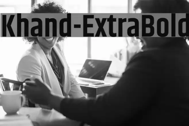 Khand-ExtraBold Font examples