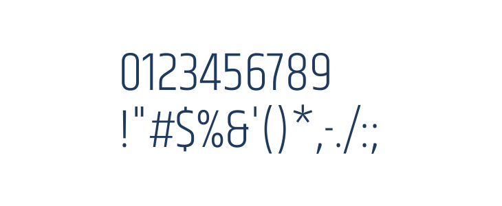 Khand-ExtraLight Other Characters