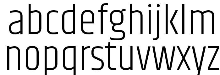 Khand Light Font LOWERCASE
