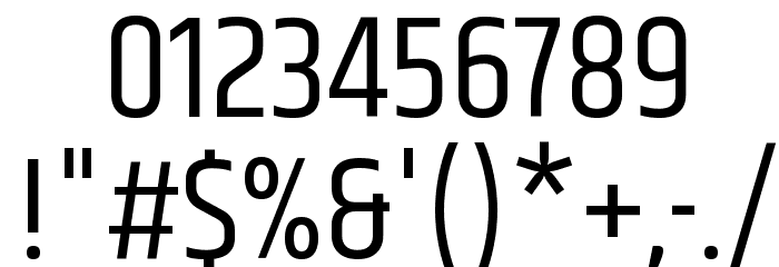 Khand Regular Font OTHER CHARS
