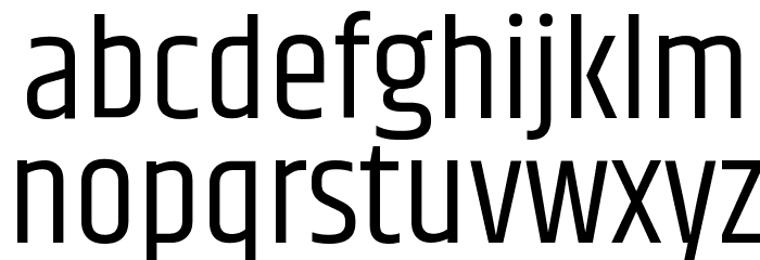 Khand Regular Font LOWERCASE