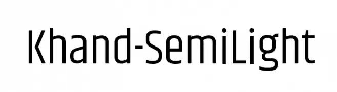 Khand-SemiLight  Free Fonts Download