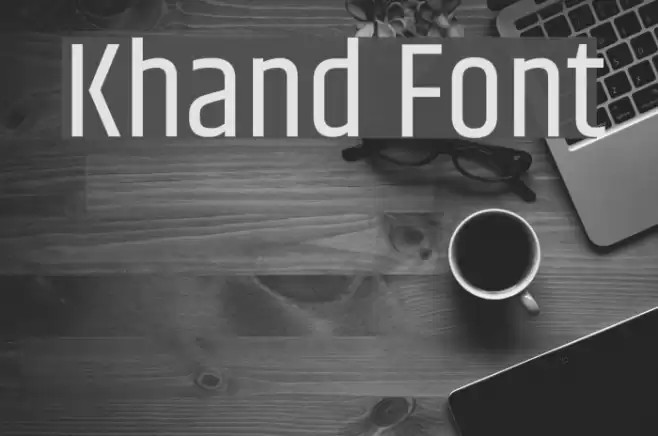 Khand Font examples