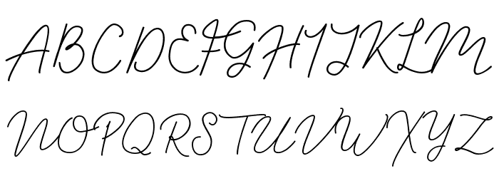 Khanela-Regular Font UPPERCASE