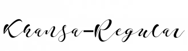 Khansa-Regular  Descarca Fonturi Gratis