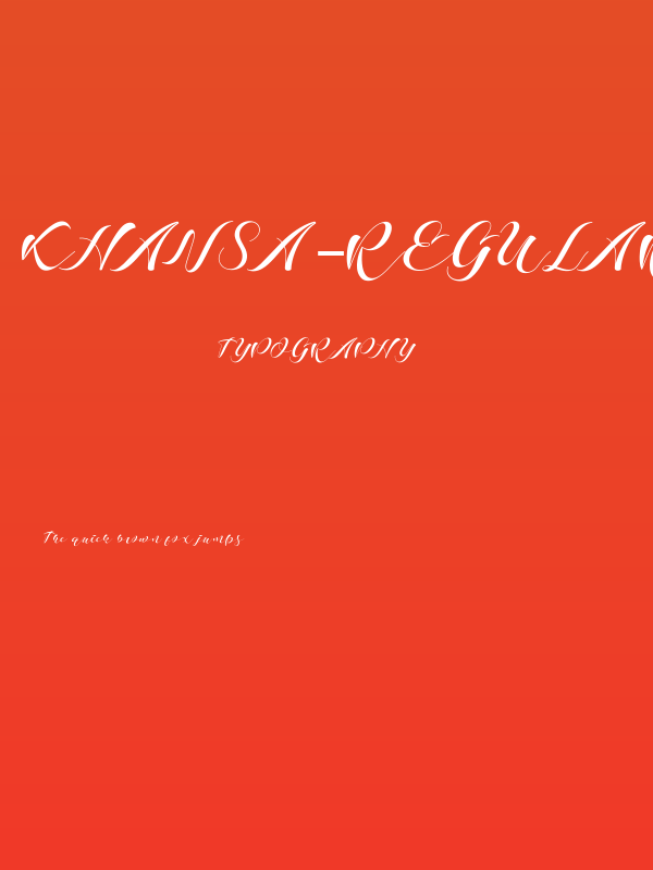 Khansa-Regular Poster
