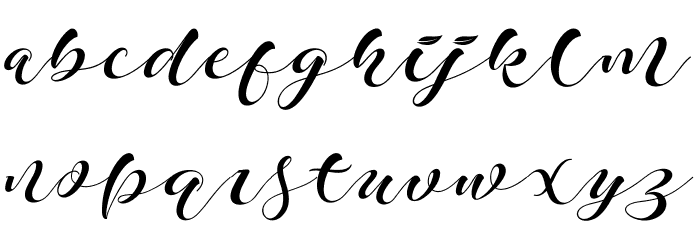 Khansa-Regular Font LOWERCASE