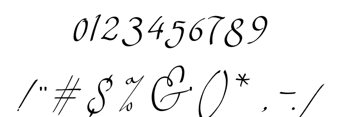 KhanzaScript Font OTHER CHARS