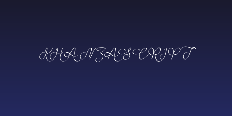 KhanzaScript Social Header