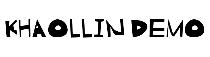 Khaollin Demo  नि: शुल्क फ़ॉन्ट्स डाउनलोड