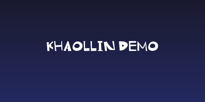 Khaollin Demo Social Header