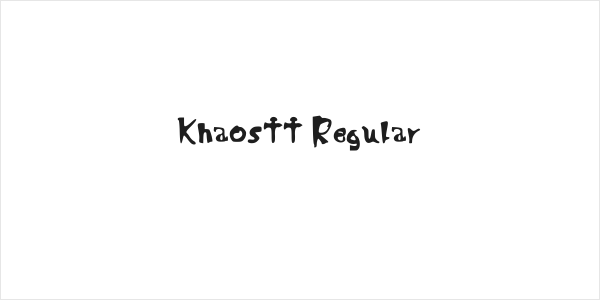 Khaostt Regular Logo
