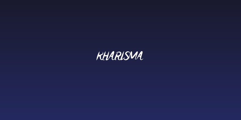 Kharisma Social Header