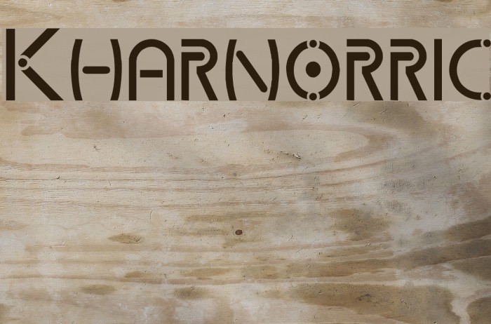 Kharnorric Font examples