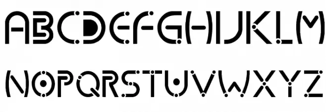 Kharnorric Caratteri MINUSCOLO