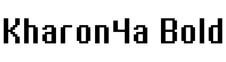 Kharon4a Bold  font caratteri gratis