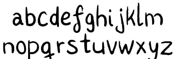 Kharu Regular Font LOWERCASE