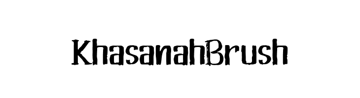 Khasanah Brush  Frei Schriftart Herunterladen