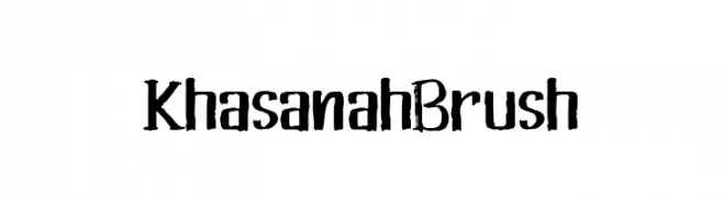 Khasanah Brush  Descarca Fonturi Gratis
