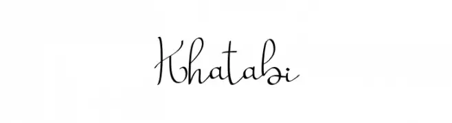 Khatabi  font caratteri gratis