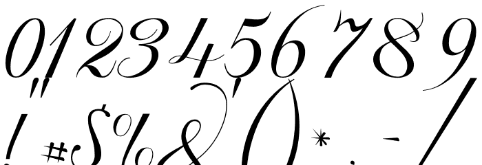 Khatija Calligraphy Font OTHER CHARS