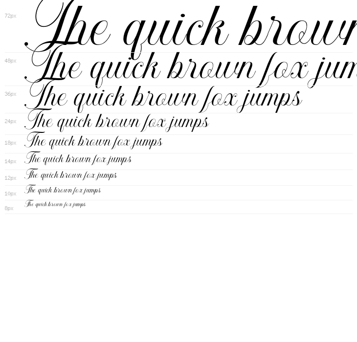 Khatija Calligraphy Waterfall