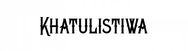 Khatulistiwa  Free Fonts Download