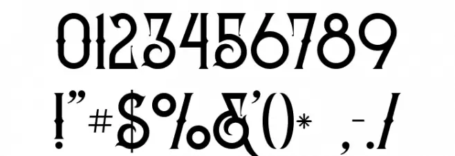 Khatulistiwa Font OTHER CHARS