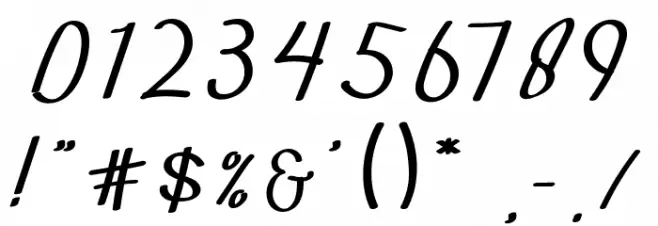 Khawalid Font OTHER CHARS