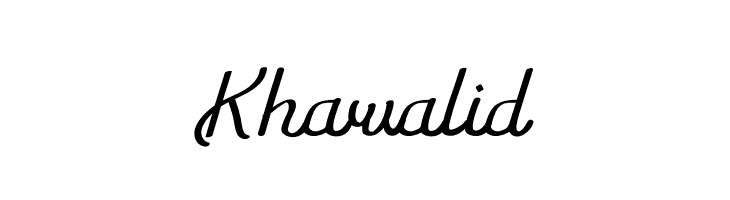 Khawalid  Free Fonts Download