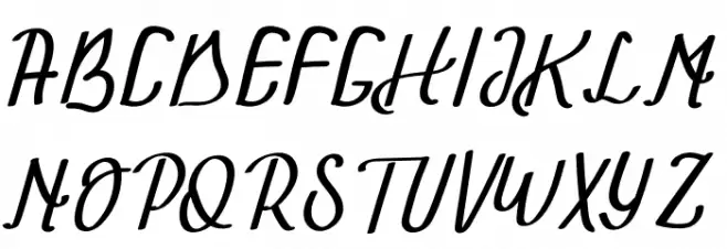 Khawalid 字体 大写