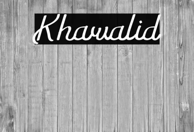 Khawalid Font examples
