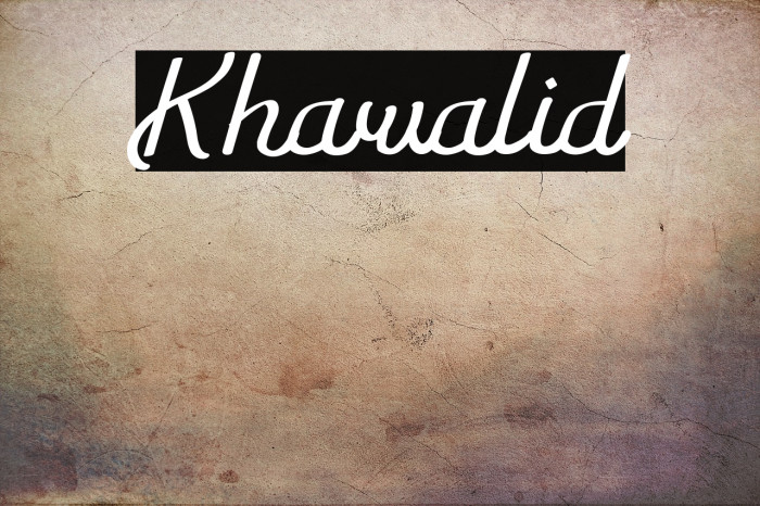 Khawalid Example 2