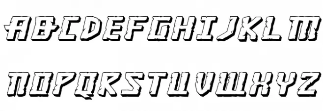 Khazad-Dum 3D Expanded Italic Fuentes MINÚSCULAS