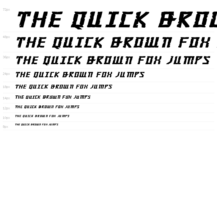 Khazad-Dum Expanded Italic Waterfall