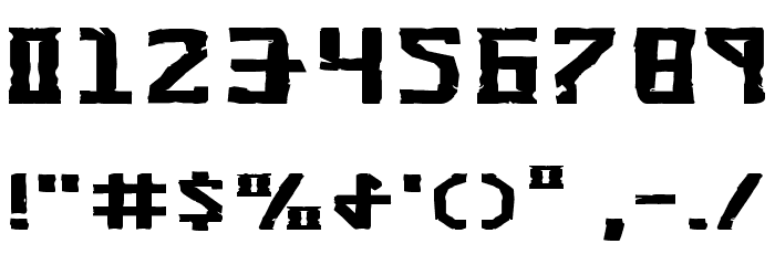 Khazad-Dum Expanded Font OTHER CHARS